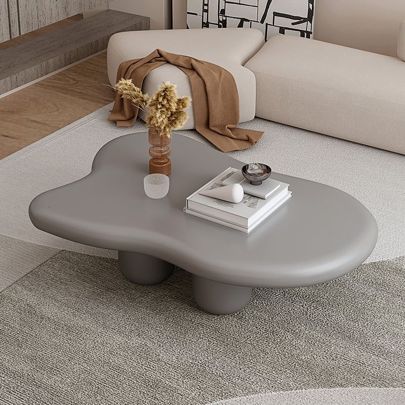 Scandinavian Free Form Coffee Table 3 Legs Wooden Cocktail Table for Living Room Clearhalo 'Coffee & Accent Tables' 'Coffee Tables' 'coffee_tables' 'furn' 'furn_coffee_tables' 'Furniture' 'Living Room Furniture' 1200x1200_37b60a61-d34a-4f53-a466-0ff3621e4bef