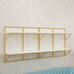 Glam Wall Mounted Bookshelf Iron Frame Glass and Pine Shelf Bookshelf Clearhalo 'Bookcases' 'furn' 'furn_bookcases' 'Furniture' 'furniture_bookcases' 'kitchen' 'kitchen_bookcases' 'Living Room Furniture' 'Office Furniture' 1200x1200_37b66510-d9e7-4774-baef-3c8ca2dad6ce