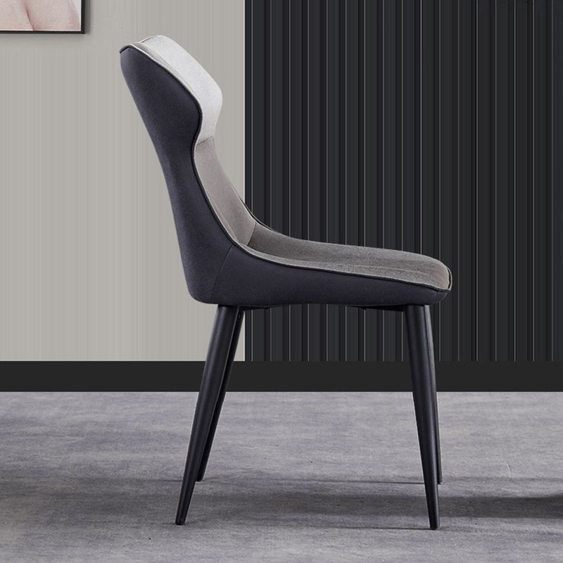 Modern Style Kitchen Dining Side Chair Polyurethane Dining Chair with Carbon Steel Legs Clearhalo ' kitchen&dining_furn' 'Dining Chairs' 'Dining Tables & Seating' 'dining_chair' 'furn' 'furn_dining_chair' 'Furniture' 'furniture_dining_chair' 'Kitchen & Dining Furniture' 'kitchen' 1200x1200_37b69f06-1a06-48bc-8e4d-57b0300ef455