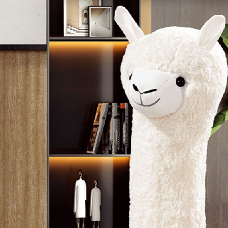 Plush Standard Stool Modern Simple Children's Alpaca Animal Stool Clearhalo 'furn' 'furn_ottomans_poufs' 'Furniture' 'Living Room Furniture' 'Ottomans & Poufs' 'ottomans_poufs' 1200x1200_37b84b6d-19d8-4a31-b209-3a19017bcb34