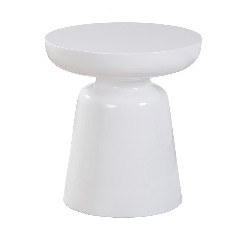 Modern Metal Round Side Table 43/60' Tall Pedestal End Table Clearhalo 'Coffee & Accent Tables' 'End & Side Tables' 'end_side_tables' 'furn' 'furn_end_side_tables' 'Furniture' 'Living Room Furniture' 1200x1200_37b874eb-5a79-4cbe-8b58-181954208598