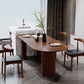 Solid Wood Contemporary Free Form Indoor Table Wood Top Table for Dining Room Clearhalo ' dining_table' 'Dining Tables & Seating' 'Dining Tables' 'furn' 'furn_dining_table' 'Furniture' 'furniture_dining_table' 'Kitchen & Dining Furniture' 'kitchen&dining_furn' 'kitchen' 'kitchen_dining_table' 1200x1200_37b8cb1f-89ee-4155-a680-c1ecf8fedf7d
