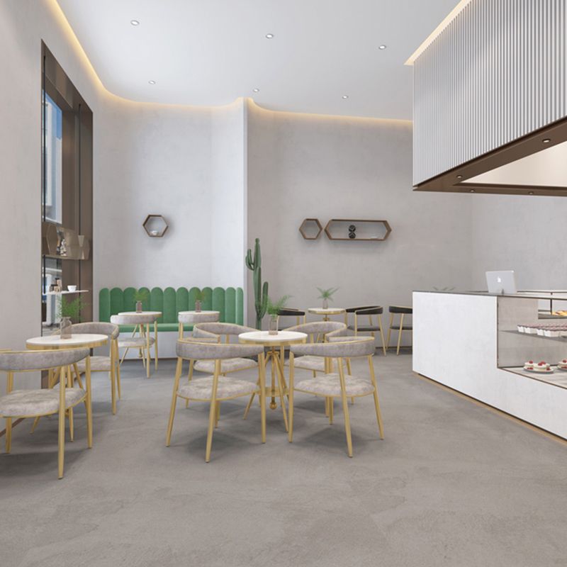 Glam Style Dining Arm Chair Upholstered Open Back Dining Chair for Indoor Clearhalo 'Dining Chairs' 'Dining Tables & Seating' 'dining_chair' 'furn' 'furn_dining_chair' 'Furniture' 'furniture_dining_chair' 'Kitchen & Dining Furniture' 1200x1200_37bc5f16-9d35-49ea-904d-d88b0622b5dc