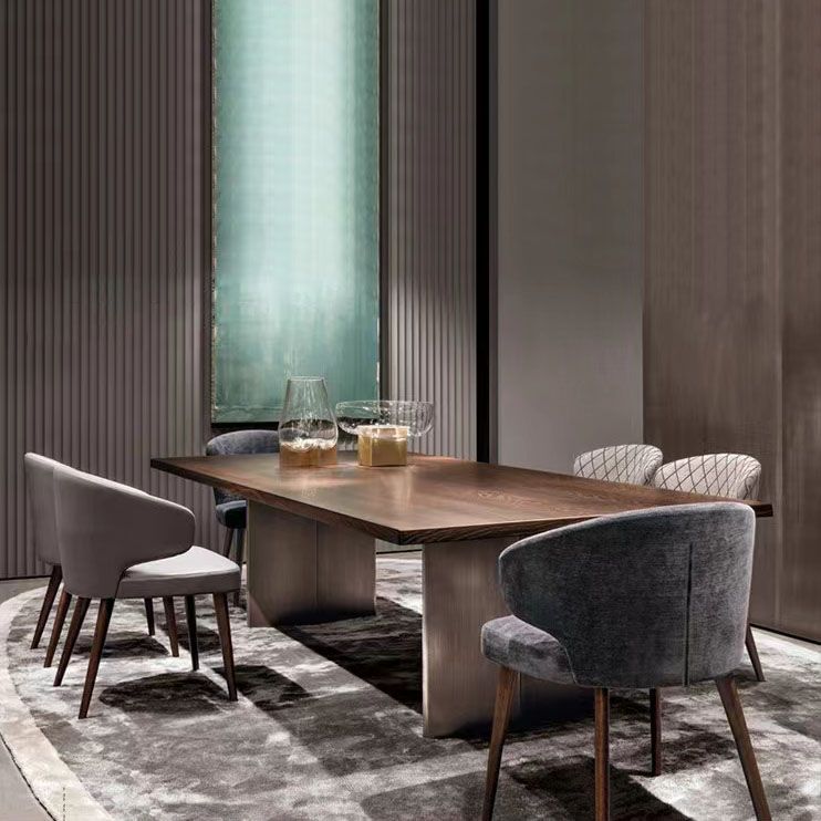 Dining Room Dining Chairs Modern Dining Side Chairs with Wood Legs Clearhalo 'Dining Chairs' 'Dining Tables & Seating' 'dining_chair' 'furn' 'furn_dining_chair' 'Furniture' 'furniture_dining_chair' 'Kitchen & Dining Furniture' 1200x1200_37bd9158-0c53-4793-b277-96ec3b2c1598