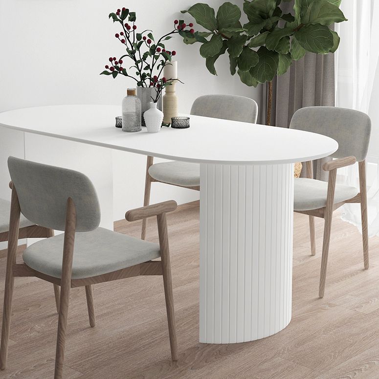 Modern Standard Sintered Stone Dining Table White Dining Table with Double Pedestal Base Clearhalo ' dining_table' 'Dining Tables & Seating' 'Dining Tables' 'furn' 'furn_dining_table' 'Furniture' 'furniture_dining_table' 'Kitchen & Dining Furniture' 'kitchen&dining_furn' 'kitchen' 'kitchen_dining_table' 1200x1200_37bf39e5-602e-44a7-9519-3adcac236d00