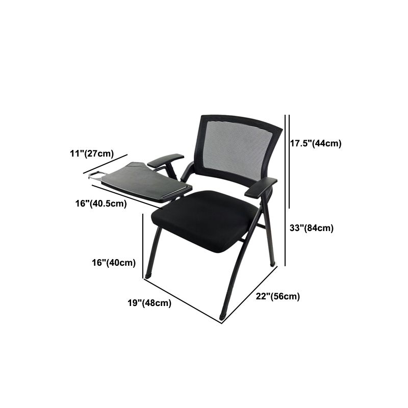 Silla ergonómica contemporánea para invitados Silla para conferencias con respaldo medio