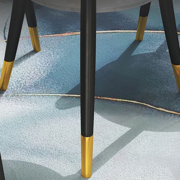 Traditional Luxury Round Dinner Table Sintered Stone Table with Black Frame Clearhalo ' dining_table' 'Dining Tables & Seating' 'Dining Tables' 'furn' 'furn_dining_table' 'Furniture' 'furniture_dining_table' 'Kitchen & Dining Furniture' 'kitchen&dining_furn' 'kitchen' 'kitchen_dining_table' 1200x1200_37c25b15-97e2-4459-9c79-a8e692fb3a13