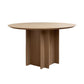 Modern Wood Pedestal Base Table Natural Round Dining Room Kitchen Table Clearhalo 'Dining Tables & Seating' 'Dining Tables' 'dining_table' 'furn' 'furn_dining_table' 'Furniture' 'Kitchen & Dining Furniture' 1200x1200_37c2e934-f0a1-4f5d-9128-6e56595851cc