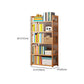 Contemporary Wood Bookcase Open Back Bookshelf for Home Office Clearhalo 'Bookcases' 'Furniture' 'furniture_bookcases' 'Office Furniture' 1200x1200_37c36222-b177-4e05-a9c5-d34e18e7b0c9
