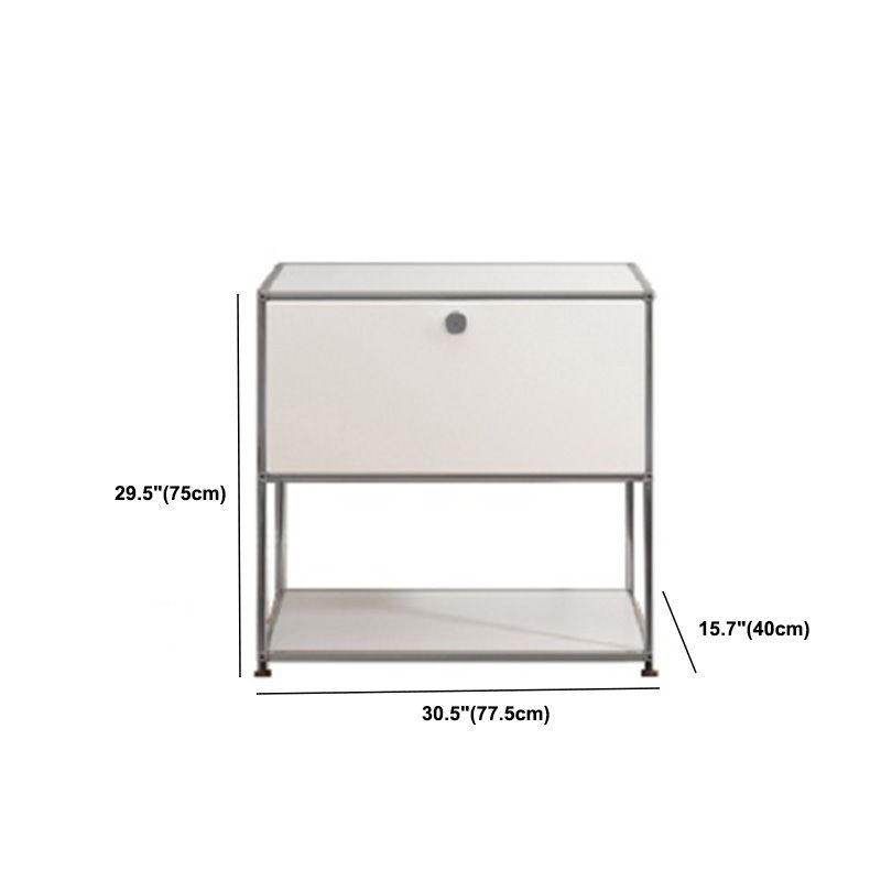 Server da pranzo in legno ingegnerizzato in ingegnerizzazione ingegnerizzato in ingegnerizzazione bianca moderna con base in metallo