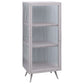 Glass Door Iron Sideboard Modern Server Cabinet with Storage for Kitchen Dining Room Clearhalo 'buffet_sideboard' 'Buffets & Sideboards' 'furn' 'furn_buffet_sideboard' 'Furniture' 'furniture_buffet_sideboard' 'Kitchen & Dining Furniture' 1200x1200_37c88bc0-d4d9-4ff9-9ee1-25c77bea5a3e