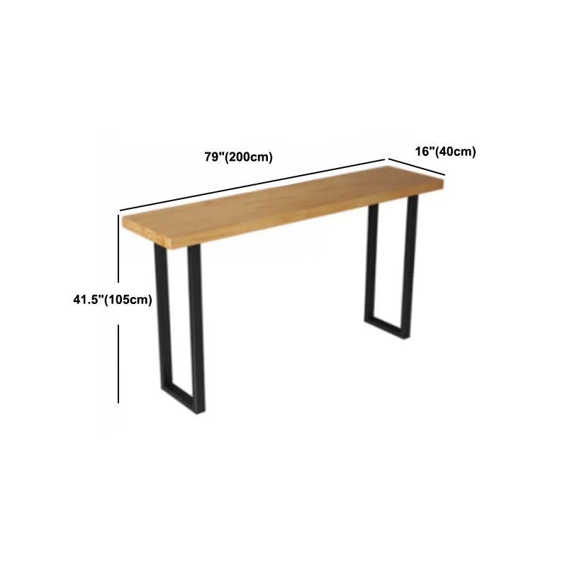 Modern Style 1/7 Pieces Bar Table Set Rectangle Pine Wood Counter Table for Balcony Clearhalo 'Bar Furniture' 'furn' 'furn_home_bar_bar_sets' 'Furniture' 'Home Bars & Bar Sets' 'home_bar_bar_sets' 'Kitchen & Dining Furniture' 1200x1200_37c95f5d-399d-45d2-b74b-160f4d7d83b8
