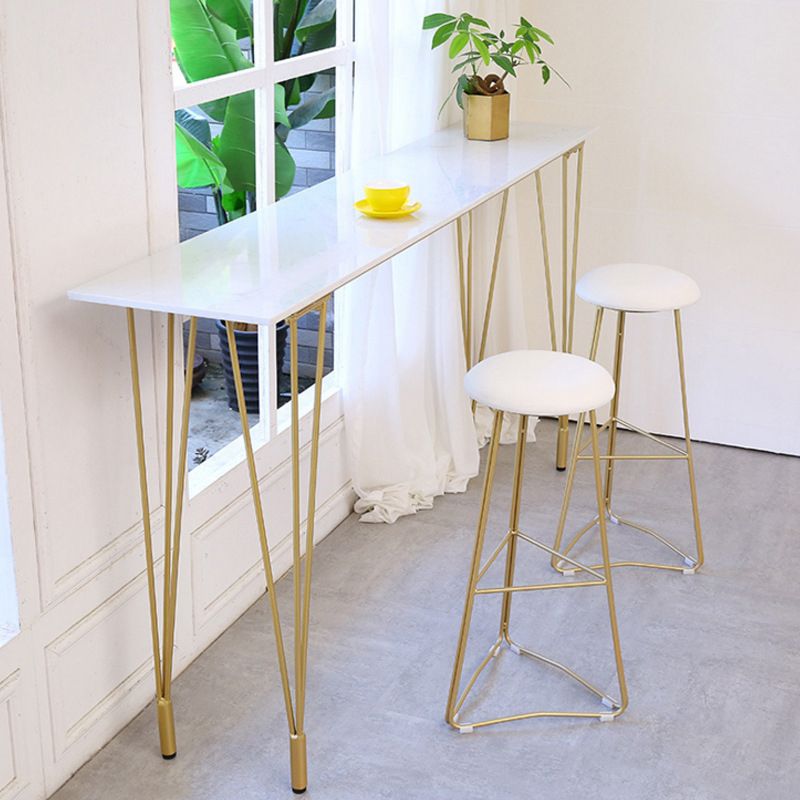 Contemporary Bar and Counter Stool Backless Stool with Metal Base Clearhalo 'Bar Furniture' 'Bar Stools' 'bar_stools' 'furn' 'furn_bar_stools' 'Furniture' 'furniture_bar_stools' 'Kitchen & Dining Furniture' 1200x1200_37c9816b-5113-4f07-b05a-28650e2e29f3