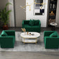 Glam 4 Legs Coffee Cocktail Table Slate Cocktail Table for Living Room Clearhalo 'Coffee & Accent Tables' 'Coffee Tables' 'coffee_tables' 'furn' 'furn_coffee_tables' 'Furniture' 'Living Room Furniture' 1200x1200_37ca37f6-7a20-4c40-8b22-c8ecf94aa758