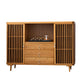 Rectangle Shape Contemporary Console Table Natural/Brown Bamboo Console Sofa Table