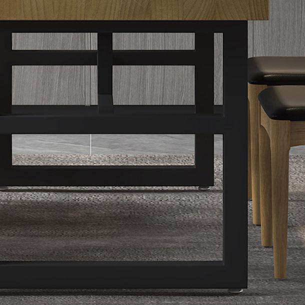 Modern Dining Set 1/2/3/5/7 Pieces Rectangle Pine Wood Dining Table for Dining Room Clearhalo 'Dining Room Sets' 'Dining Tables & Seating' 'dining_room_set' 'furn' 'furn_dining_room_set' 'Furniture' 'Kitchen & Dining Furniture' 1200x1200_37d1297f-f295-47c1-8a46-e91f247ec523