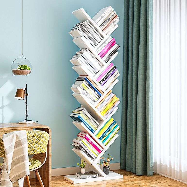 Salon contemporain étagère et étagère fabriquée en bois bibliothèque en bois