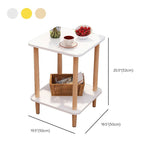 Wood 4 Legs End Table Modern Side End Snack Table for Living Room Clearhalo 'Coffee & Accent Tables' 'End & Side Tables' 'end_side_tables' 'furn' 'furn_end_side_tables' 'Furniture' 'Living Room Furniture' 1200x1200_37d212f0-bc2f-4f46-b838-e2c3ef12f378