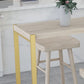 Rectangle Pine Wood Top Bistro Table Modern Pub Table with Metal Base Clearhalo 'Bar Furniture' 'Bar Tables' 'bar_tables' 'furn' 'furn_bar_tables' 'Furniture' 'Kitchen & Dining Furniture' 1200x1200_37d21f2d-c0c7-49b5-aa58-f1bed1d42f66