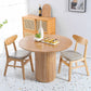 Modern Round Standard Height Dining Table Natural Base Pedestal Casual Dining Table Clearhalo 'Dining Tables & Seating' 'Dining Tables' 'dining_table' 'furn' 'furn_dining_table' 'Furniture' 'furniture_dining_table' 'Kitchen & Dining Furniture' 'kitchen' 'kitchen_dining_table' 1200x1200_37d4a74c-03d9-4c44-b6e3-8b21d6cc1ab8