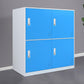 Modern Hinged Storage Cabinet Steel Non-Hanging Wardrobe Armoire