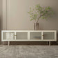 Metal and Glass TV Media Stand Industrial Media Console with Doors Clearhalo 'furn' 'furn_tv_stands_entertainment_centers' 'Furniture' 'Living Room Furniture' 'TV Stands & Entertainment Centers' 'TV Stands & Media Storage Furniture' 'tv_stands_entertainment_centers' 1200x1200_37d8d495-ead6-43be-900b-c0d1823a8ac9