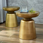 Mid-Century Modern Round Top Coffee Table 16.92"H Iron Pedestal Cocktail Table Clearhalo 'Coffee & Accent Tables' 'Coffee Tables' 'coffee_tables' 'furn' 'furn_coffee_tables' 'Furniture' 'Living Room Furniture' 1200x1200_37d923de-0a41-4f04-8e4e-df942e4baefa