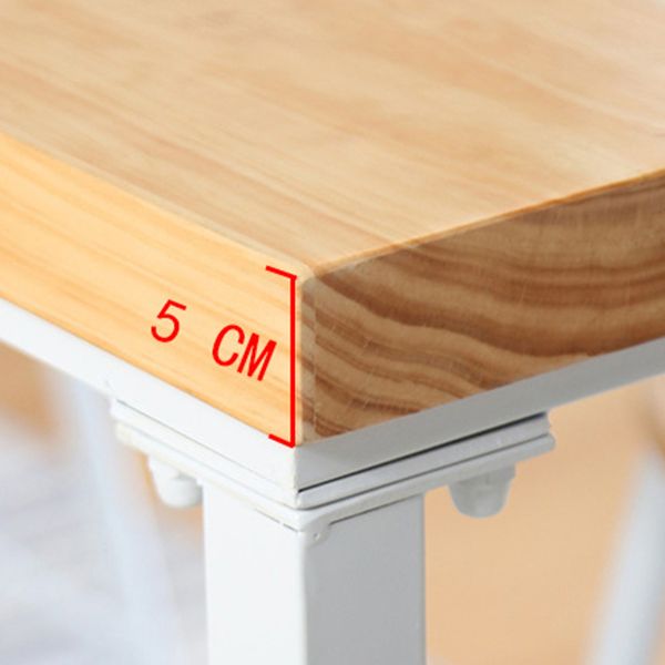 Modern Style Pub Table Solid Wood Rectangle Bar Table in Natural Clearhalo 'Bar Furniture' 'Bar Tables' 'bar_tables' 'furn' 'furn_bar_tables' 'Furniture' 'Kitchen & Dining Furniture' 1200x1200_37dab814-d625-49ee-a401-03fd117b9216