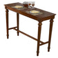 Moderne stijl rechthoekige bartafel bruin massief hout vaste bar wijntafel voor thuis