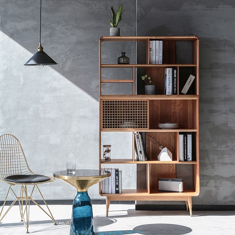 Scandinavian Standard Bookcase Wooden Open Back Bookshelf for Home Office Clearhalo 'Bookcases' 'furn' 'furn_bookcases' 'Furniture' 'furniture_bookcases' 'Office Furniture' 1200x1200_37dae3d3-7f84-4041-b8f9-60b601b88ebf