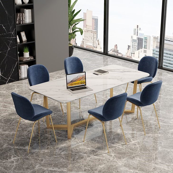 Curved Meeting Table Office Luxury Sintered Stone Writing Desk Clearhalo 'furn' 'furn_office_desk' 'Furniture' 'furniture_office_desk' 'Office Desks' 'Office Furniture' 'office_desk' 1200x1200_37dbf3c2-ff8f-4e01-85e9-1b1f111549c9