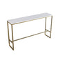 Stone Bar Dining Table Glam Rectangle Bar Table with Trestle for Restaurant Clearhalo 'Bar Furniture' 'Bar Tables' 'bar_tables' 'furn' 'furn_bar_tables' 'Furniture' 'furniture_bar_tables' 'Kitchen & Dining Furniture' 1200x1200_37dc8662-849f-4cc0-84f2-7ce4f6dc2e5f