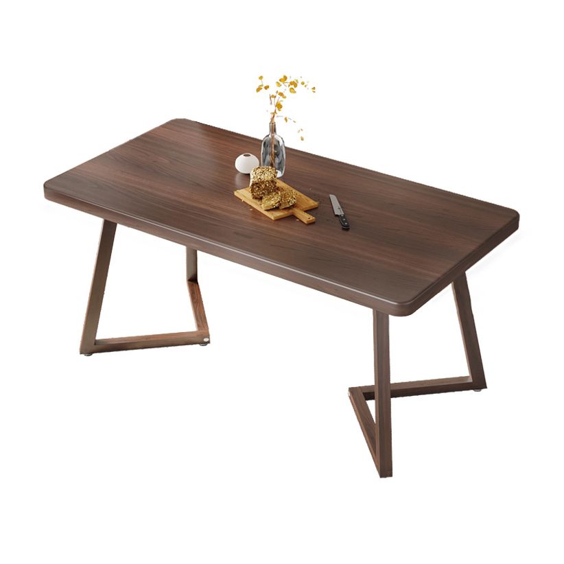 Wooden Modern Dining Room Set with Double Pedestal Base Formal Table Set for Home Use Clearhalo 'Dining Room Sets' 'Dining Tables & Seating' 'dining_room_set' 'furn' 'furn_dining_room_set' 'Furniture' 'furniture_dining_room_set' 'Kitchen & Dining Furniture' 'kitchen&dining_furn' 'kitchen' 1200x1200_37de98af-3a47-40b2-a4dc-8a3148b9274a