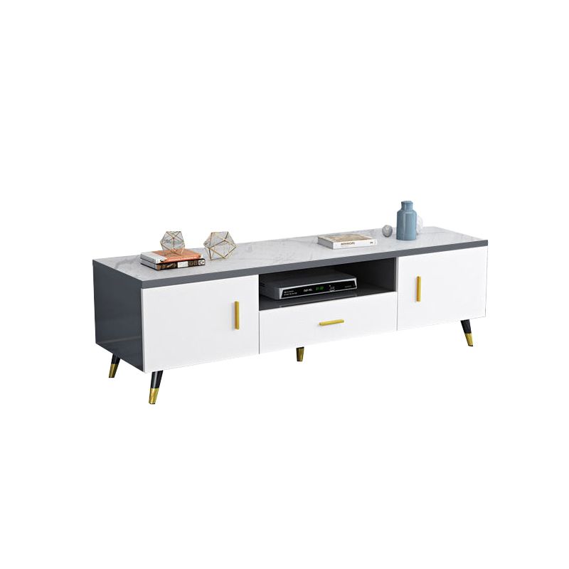 Modern TV Media Console Faux Wood TV Media Stand for Living Room Clearhalo 'furn' 'furn_tv_stands_entertainment_centers' 'Furniture' 'Living Room Furniture' 'TV Stands & Entertainment Centers' 'TV Stands & Media Storage Furniture' 'tv_stands_entertainment_centers' 1200x1200_37dfa39e-8ef8-40c5-86e4-ead60329a01d