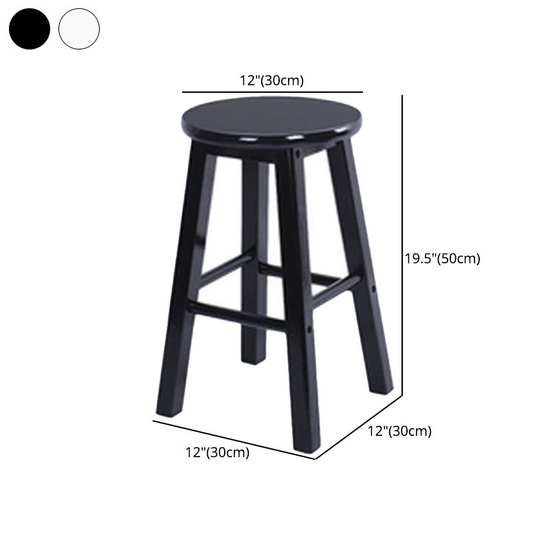 Modern Armless Backless Counter Stool Wood Cashier Bar Stool with Wooden Seat Clearhalo 'Bar Furniture' 'Bar Stools' 'bar_stools' 'furn' 'furn_bar_stools' 'furniture_bar_stools' 'Kitchen & Dining Furniture' 'kitchen&dining_furn' 'kitchen' 'kitchen_furn' Furniture' 1200x1200_37e09eb0-7319-424d-a57c-23efa77b2d95