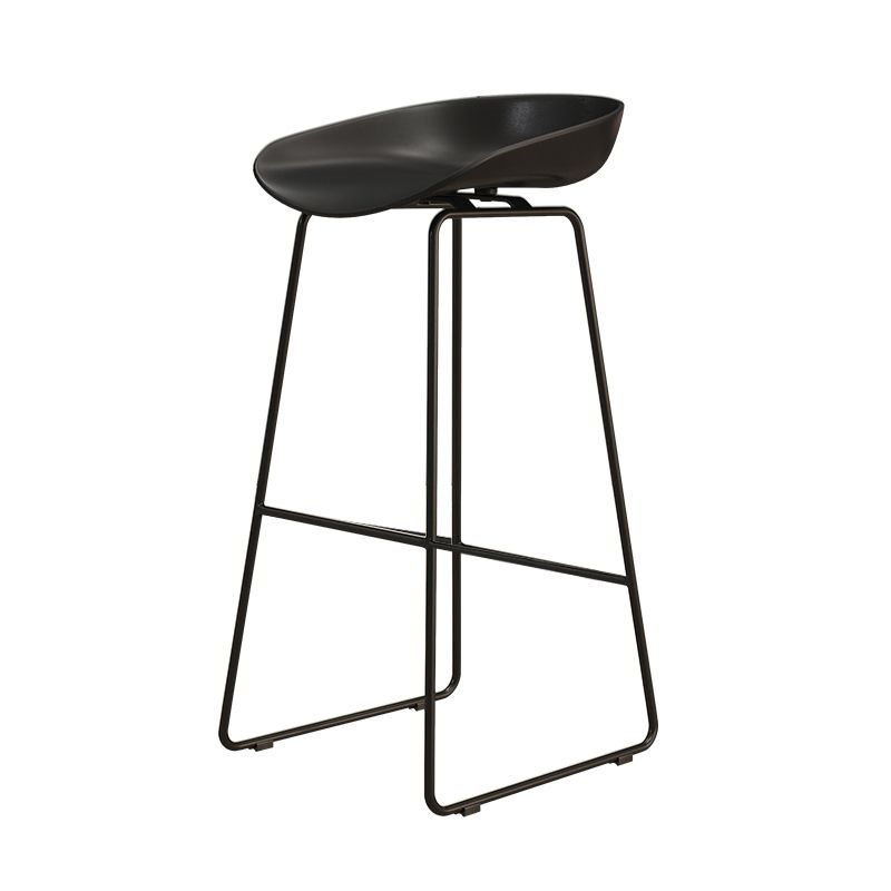 Modern Style Iron Bar Stool with Footrest Bristol Bar Stool for Kitchen Clearhalo 'Bar Furniture' 'Bar Stools' 'bar_stools' 'furn' 'furn_bar_stools' 'furniture_bar_stools' 'Kitchen & Dining Furniture' 'kitchen&dining_furn' 'kitchen' 'kitchen_furn' Furniture' 1200x1200_37e0d964-988f-4cee-b0d9-9e012b18b801