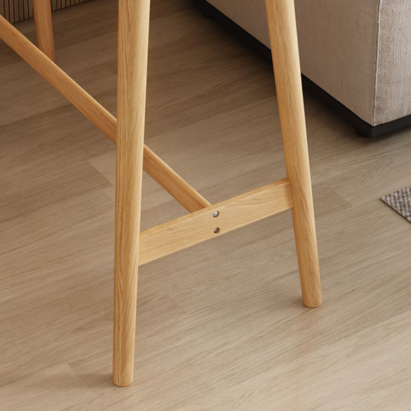 Moderne massief houten bartafel, rechthoekige eettafel voor de keuken