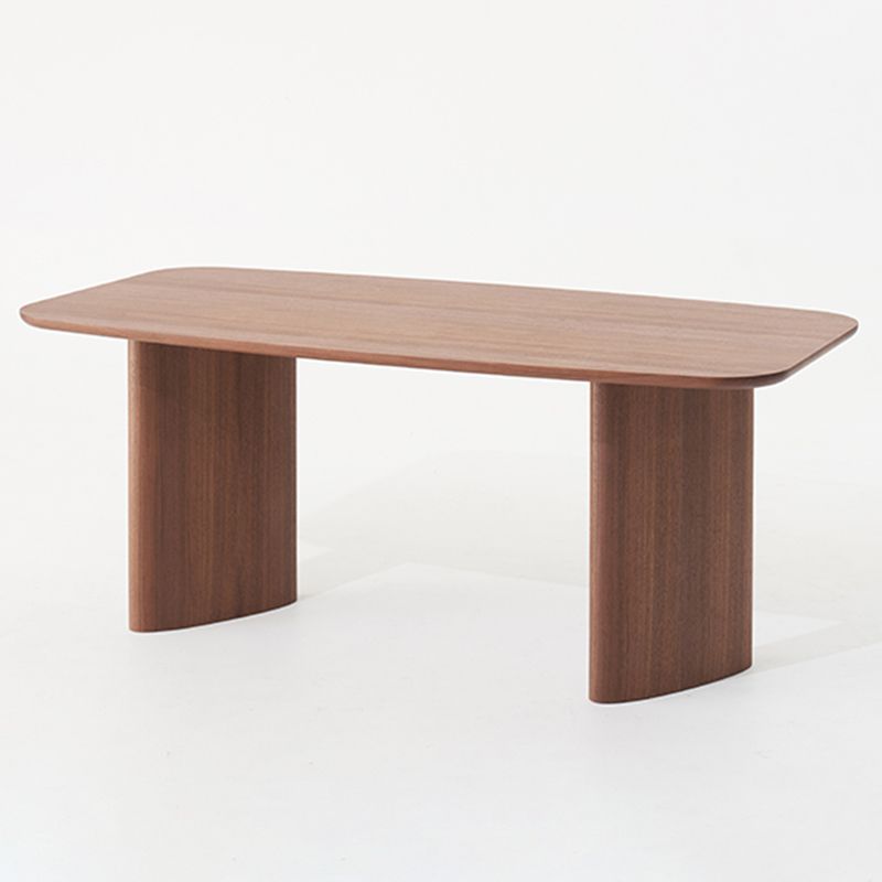 Rectangle Pine Wood Dining Table for Restaurant Modern Table with Double Pedestal Base Clearhalo ' dining_table' 'Dining Tables & Seating' 'Dining Tables' 'furn' 'furn_dining_table' 'Furniture' 'furniture_dining_table' 'Kitchen & Dining Furniture' 'kitchen&dining_furn' 'kitchen' 'kitchen_dining_table' 1200x1200_37e18782-2cef-492c-af0d-f101b3c45e38