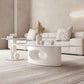 Minimalism Abstract Coffee Table Slate Geometric Coffee or End Table