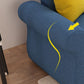 Cushion Back Futon Sofa bedkussen omvatte wijd uitlopende armen slaper bank