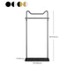Moderner Stil Metallic -Gack Rack Feste Farben Haken Design freistehender Kleiderstange