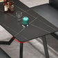 Industrial Sintered Stone Dinner Room Kitchen Table Black Metal Base Table for Dinning Room Clearhalo ' dining_table' 'Dining Tables & Seating' 'Dining Tables' 'furn' 'furn_dining_table' 'Furniture' 'furniture_dining_table' 'Kitchen & Dining Furniture' 'kitchen&dining_furn' 'kitchen' 'kitchen_dining_table' 1200x1200_37e8b36b-4469-43d1-835e-0ceae438434b