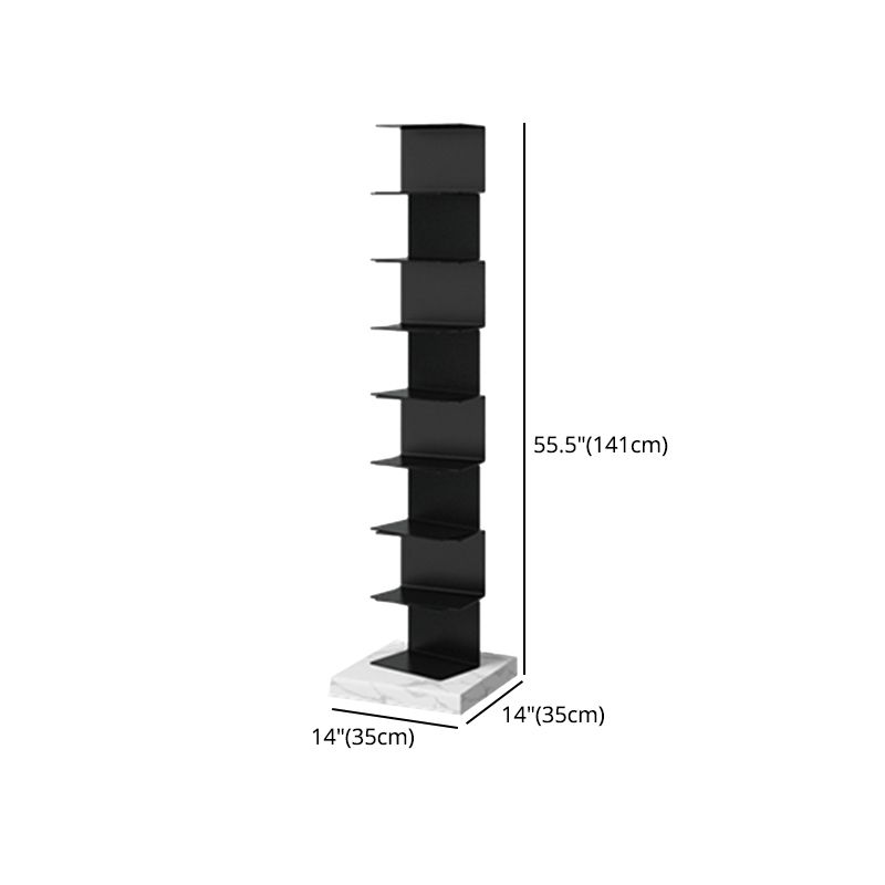Modern Style Vertical Bookshelf Closed Back Metal Bookcase for Home Clearhalo 'Bookcases' 'furn' 'furn_bookcases' 'Furniture' 'furniture_bookcases' 'Office Furniture' 1200x1200_37e8c2ec-68d6-4563-8271-c97ac2ad50b5