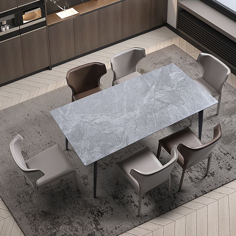 Modern Style Wingback Dining Chairs Faux Leather Home Side Chair Clearhalo 'Dining Chairs' 'Dining Tables & Seating' 'dining_chair' 'furn' 'furn_dining_chair' 'Furniture' 'Kitchen & Dining Furniture' 1200x1200_37ea0342-89fc-4654-bc77-91332d8bb9a7