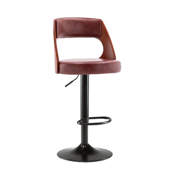 Industrial Style Liftable Bar-stool Metal Counter Bar Stool with Metal Legs for Kitchen Clearhalo 'Bar Furniture' 'Bar Stools' 'bar_stools' 'furn' 'furn_bar_stools' 'Furniture' 'Kitchen & Dining Furniture' 1200x1200_37ead774-9be8-486f-86dd-8076a09fd359