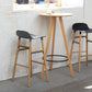 Modern Counter Bar Stool Backrest Plastic Bar Stool with Footrest and Wood Base Clearhalo 'Bar Furniture' 'Bar Stools' 'bar_stools' 'furn' 'furn_bar_stools' 'furniture_bar_stools' 'Kitchen & Dining Furniture' 'kitchen&dining_furn' 'kitchen' 'kitchen_furn' Furniture' 1200x1200_37eafe4f-bdb0-4acd-ae27-bdcb26542d4a