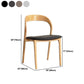 Upholstered Dining Side Chair Solid Wood Dining Room Chair for Home