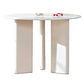 Modern Solid Wood Kitchen Dining Table White Round Shape Dining Table with 3 Legs Base Clearhalo ' dining_table' 'Dining Tables & Seating' 'Dining Tables' 'furn' 'furn_dining_table' 'Furniture' 'furniture_dining_table' 'Kitchen & Dining Furniture' 'kitchen&dining_furn' 'kitchen' 'kitchen_dining_table' 1200x1200_37f029ad-327b-4c3d-a935-dd7e135361c4