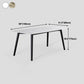 Rectangle Industrial Dining Table Fixed Table with Sintered Stone Clearhalo ' dining_table' 'Dining Tables & Seating' 'Dining Tables' 'furn' 'furn_dining_table' 'Furniture' 'furniture_dining_table' 'Kitchen & Dining Furniture' 'kitchen&dining_furn' 'kitchen' 'kitchen_dining_table' 1200x1200_37f09dbd-6623-40a2-b582-d4c8a691f58c