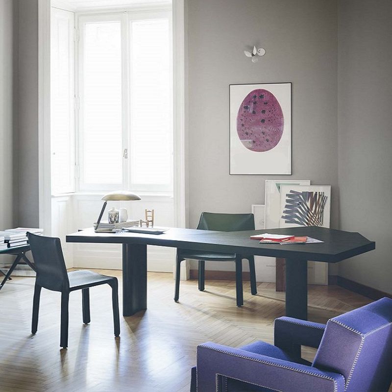 Free Form Office Table Industrial Solid Wood Fixed Working Desk Clearhalo 'furn' 'furn_office_desk' 'Furniture' 'Office Desks' 'Office Furniture' 'office_desk' 1200x1200_37f1fb1b-6a20-400a-99ab-bc3651826f0a